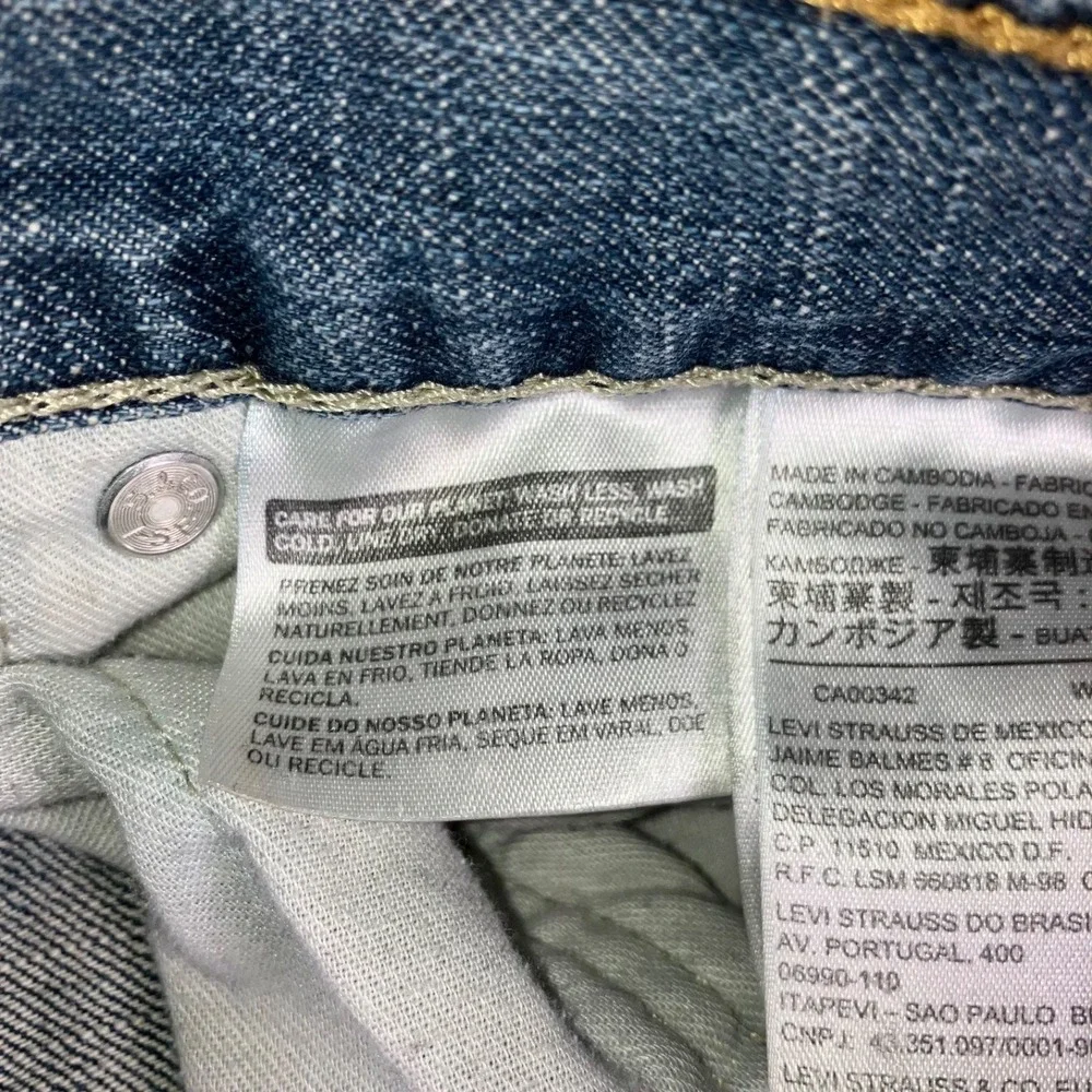 Levis 569 Jeans Men 32 Loose Straight Fit Medium Wash Casual‎ Western